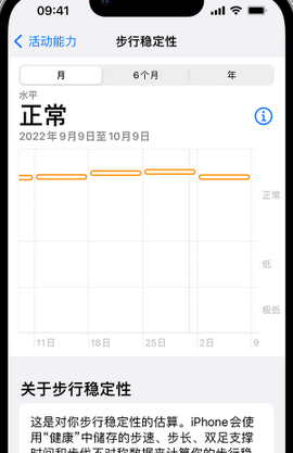 襄汾iPhone手机维修如何在iPhone开启'步行稳定性通知'