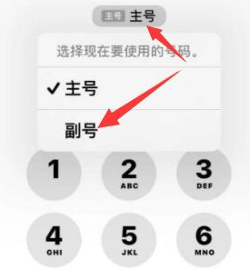 襄汾苹果14维修店分享iPhone 14 Pro Max使用副卡打电话的方法 